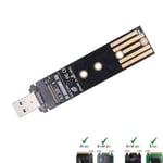 Beige - Adaptateur M.2 vers USB 3.0, carte SSD à double protocole, M.2 NVME PCIe  M2, pour 2230 2242 2260 NVM