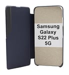 Smart Flip Cover Samsung Galaxy S22 Plus 5G (S906B/DS) (Marinblå)