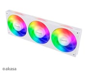 Akasa AK-FN113-WH Vegas A36 Adressable RGB LED Tripple Case Fan