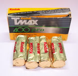 Expired Box of 4 Kodak TMax 400 Pro 120 Roll Black and White Film