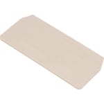 Ändplatta ZAP/TW 2 beige för ZDU 2.5/3