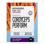 Mushrooms For Life Organic Cordyceps Perform - 60g Powder
