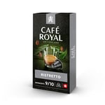 Café Royal Ristretto 100 Capsules for Nespresso Coffee Machine - 9/10 Intensity - UTZ-certified Aluminum Coffee Capsules