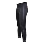 Funkier Polar Active Thermal Microfleece Cycling Tights with Pad - Black / 2XLarge