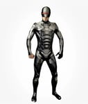 Robocop Morphsuit Mens Fancy Dress Costume Stag Do Halloween -Size Large (New)