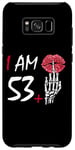 Galaxy S8+ I'm 53 plus 1 middle finger Skull funny 54th birthday Women Case