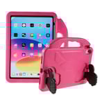 iPad 11" (2025) / iPad 10.9" (2024/2022) Barnskal med Stativfunktion - Tumme Upp - Rosa