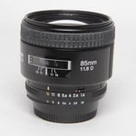 Nikon Used AF-S Nikkor 85mm f/1.8G Telephoto Prime Lens