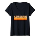 Womens Embrace the Essence of the Emirates with This Unique Design V-Neck T-Shirt