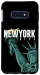 Coque pour Galaxy S10e Enjoy Cool New York City Statue Of Liberty Skyline Graphic