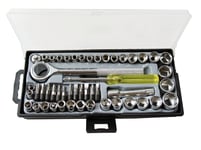 Millarco® hylsnyckelsats 1/4'' och 3/8'' 50 delar