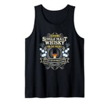 Whisky Design Cool Quote Single Malt On The Rocks Whisky Tank Top