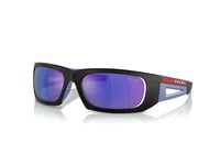 Prada Linea Rossa Sunglasses PS 02YS  16G05U Matte black blue Man
