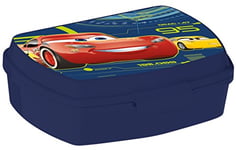ALMACENESADAN 2043 Appareil à croque-monsieur Restangulaire multicolore Disney Cars Produit en plastique réutilisable sans BPA Dimensions intérieures 16,5 x 11,5 x 5,5 cm