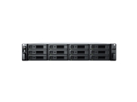 Synology RackStation RS2423RP+, NAS, Rack (2U), Ryzen Embedded, V1780B, 48 TB, Svart