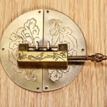 Chinese Vintage Antique Locks Old Style Lock And Key Excellent B Bronze Color