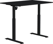 Sun-Flex II höj/sänkbart bord, 120x80, svart/svart
