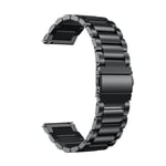 Suunto 9 Stilrent länkarmband i metall, Svart
