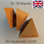 ANGLE MOUNT for Ring Video Doorbell 1/2/3/3+/4 10 20 40 60 90 Degrees Wedge UK