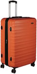 Amazon Basics Valise de voyage à roulettes pivotantes, Orange brûlé, 78 cm