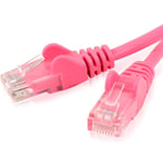 1m Pink CAT6 RJ45 Short ETHERNET LAN CABLE Fast Network PC Console TV Snagless