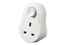 Plug In Dimmer switch UK Version for Standard Sockets Makes Lamps Dimmable