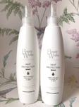 Beauty Works Heat Protection Spray  & Shield For Hair Up to 180 Degrees 2 x250ML