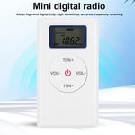 Mini DSP Digital FM Radio Receiver + Earphone Portable Pocket MP3 Player Speaker