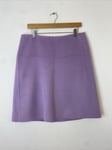 COS Lilac Wool Blend A-Line Skirt BNWT RRP £79 UK Size 16 B63