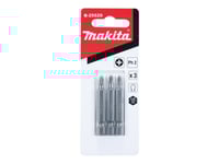 Makita - Skruvmejselhuvud - 3 Delar - Phillips - Ph2 - Hexagonalt - Längd: 50 Mm - För Makita Dhp482rtj