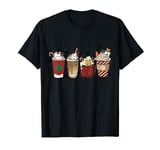 Groovy Latte Sweets Hot Chocolate Cat Lover Christmas Pajama T-Shirt