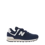 New Balance 574 Kids Hook & Loop Sneakers Nb Navy | Marinblå | 34.5 EU