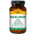 Maxi Hair Plus Biotin 5000 mcg 120 Veg Caps By Country Life