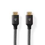 Ultra High Speed ​​HDMI kabel, 8K@60Hz, 48 Gbps, 3m