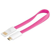 Premium Cord Câble Micro USB 2.0 A-B 0,2 m magnétique Rose