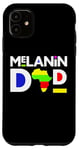 Coque pour iPhone 11 Melanin Dad Black Juneteenth Africa Daddy Men Dada