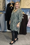 Zabaione Edda 44 Tunika Dam Light Khaki