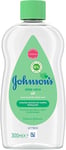 JOHNSON'S Aloe Vera Baby Oil 300ml – Leaves Skin Soft and Smooth – Ideal for