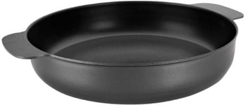 Ibili Indubasic Round Dish, Aluminium, Black, 18 x 18 x 6 cm
