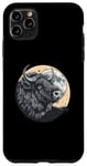 Coque pour iPhone 11 Pro Max Buffle musqué sur la lune