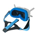 DJFEI FPV Combo Drone Accessories, Faceplate Eye Pad for DJI FPV Combo Goggles V2, Head Strap Head Band for DJI FPV Combo Drone Goggles V2 (Blue)