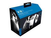 Gioteck VX4 - Spelkontroll - trådlös - Bluetooth - vit - för PC, Sony PlayStation 4, Sony PlayStation 5