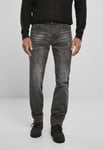 Brandit Svarta stentvättade jeans herr (31/32,black)