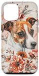 iPhone 12/12 Pro SMALL SWISS HOUND Ornamental Watercolor Dog Art Case