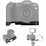 JJC Metalhandtag för Canon EOS RP-kamera, Arca-typ snabbfäste, Svart