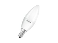 Osram Led Base Classic B - Led-Glödlampa - Form: B35 - Glaserad Finish - E14 - 5.7 W (Motsvarande 40 W) - Klass F - 2700 K