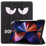 CoreParts Coque pour iPad Pro 12.9 2021 pour iPad Pro 12,9" 5ème, W126439225 (pour iPad Pro 12,9" 5ème génération (2021), Housse en TPU à Trois Volets avec Porte-Stylo S intégré avec réveil