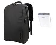 Cirafon Notebook Backpack City Slim + Powerbank 8,000mah 156