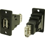 Cliff - fm slim ft USB2 a-a 3.2 Adaptateur/prolongateur droit CP30608NX1 Contenu: 1 pc(s) W423792