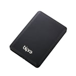 Bipra Ultra Slim External SSD USB 3.0 Portable Hard drive Black (256GB)